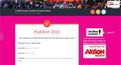 Desktop Screenshot of parkfest-friedrichshain.de