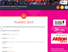 Tablet Screenshot of parkfest-friedrichshain.de